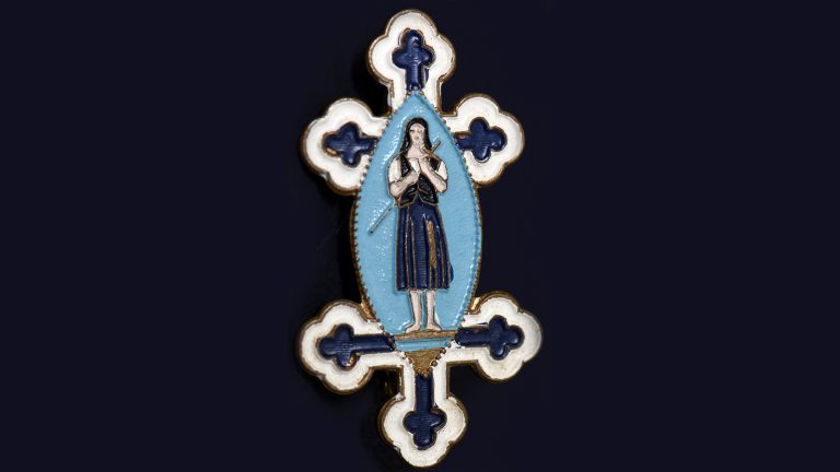 Croix de Lorraine XXe siècle / Métal doré / 2012.1.158